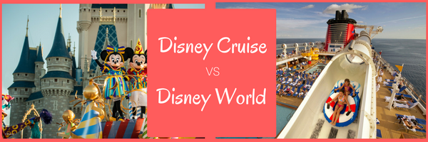 Wondering whether you should book a Disney Cruise or head to Disney World. Let me help you understand the pros and cons of both. Click for all of my best tips