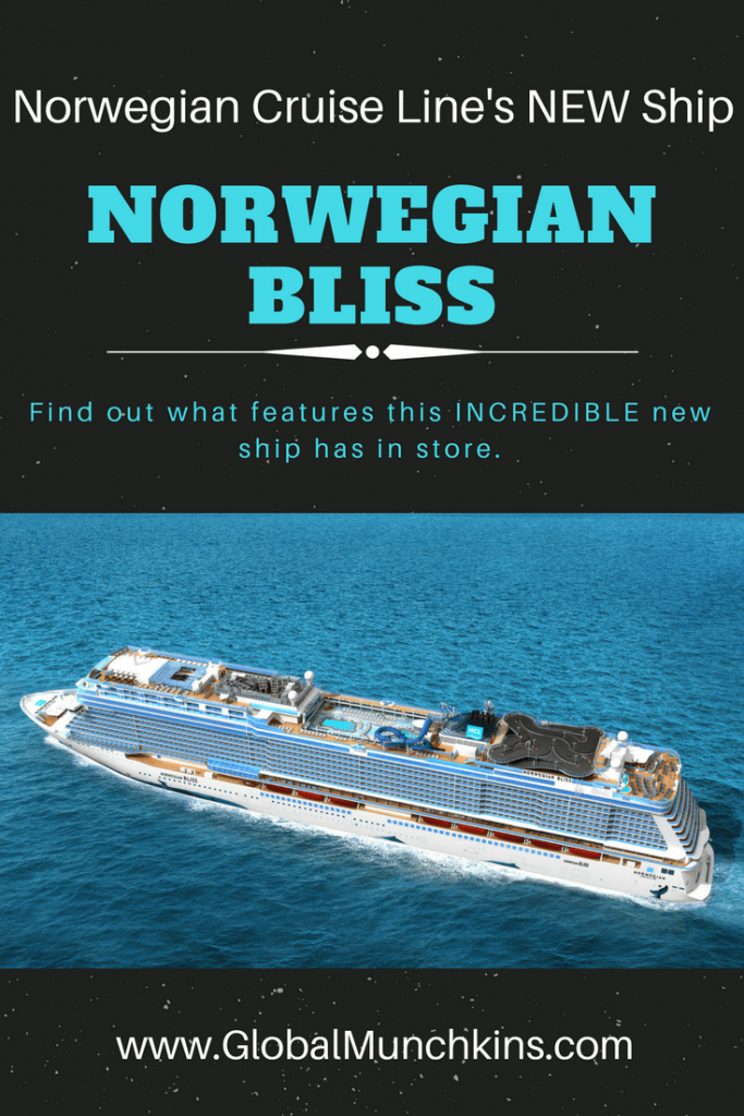 Norwegian Bliss. The newest ship for Norwegian Cruise Line is launching itineraries for Summer 2018. Come see what features we can't wait to check out on board this incredible new ship. Hint- The race track is definitely one of them.